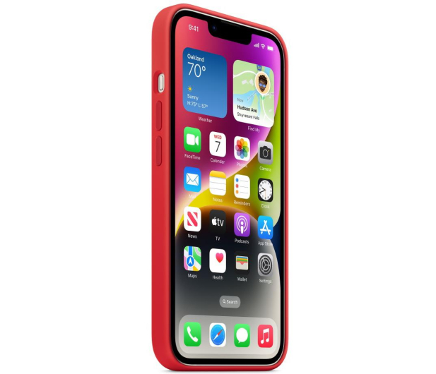 APPLE do iPhone 14 Plus Silicone Case with MagSafe - (PRODUCT)RED - 1070994 - zdjęcie 3